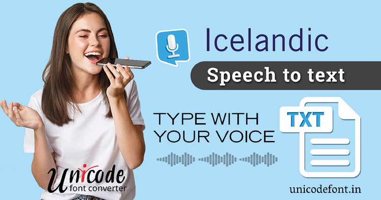 Icelandic Voice Typing