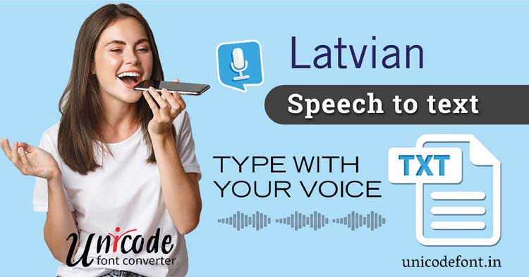 Latvian Voice Typing